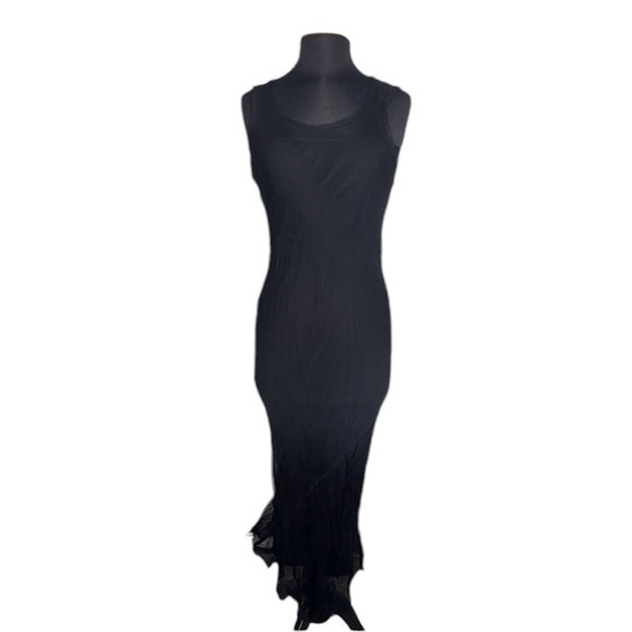 COMME DES GARCONS Silk Tulle Double Layered Dress - Picture 1 of 16